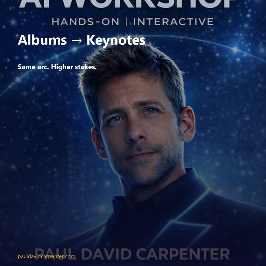 What Albums Taught Me About AI Keynotes